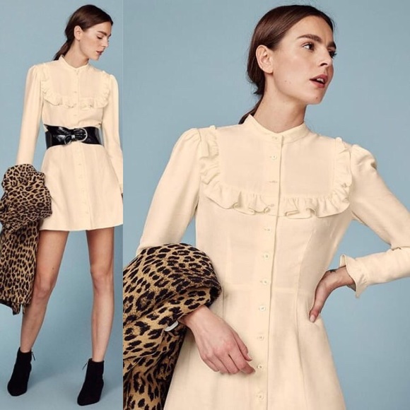 Reformation Dresses & Skirts - HP🥂NWT Reformation Maia Button Down Mini Dress